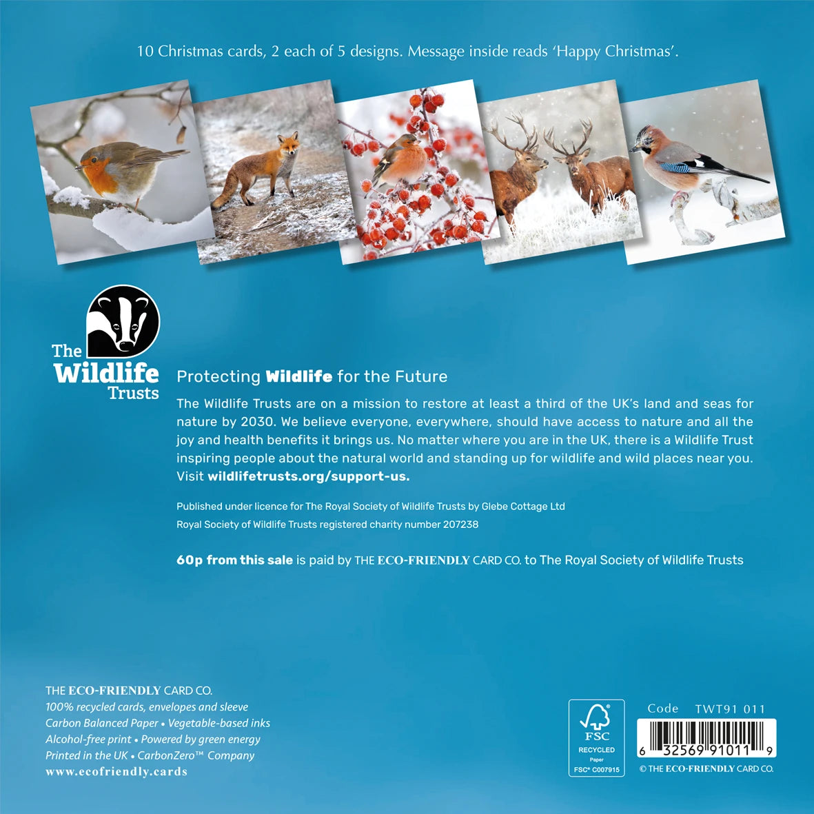 Mixed Photographic 153mm 2026 pack of 10 cards