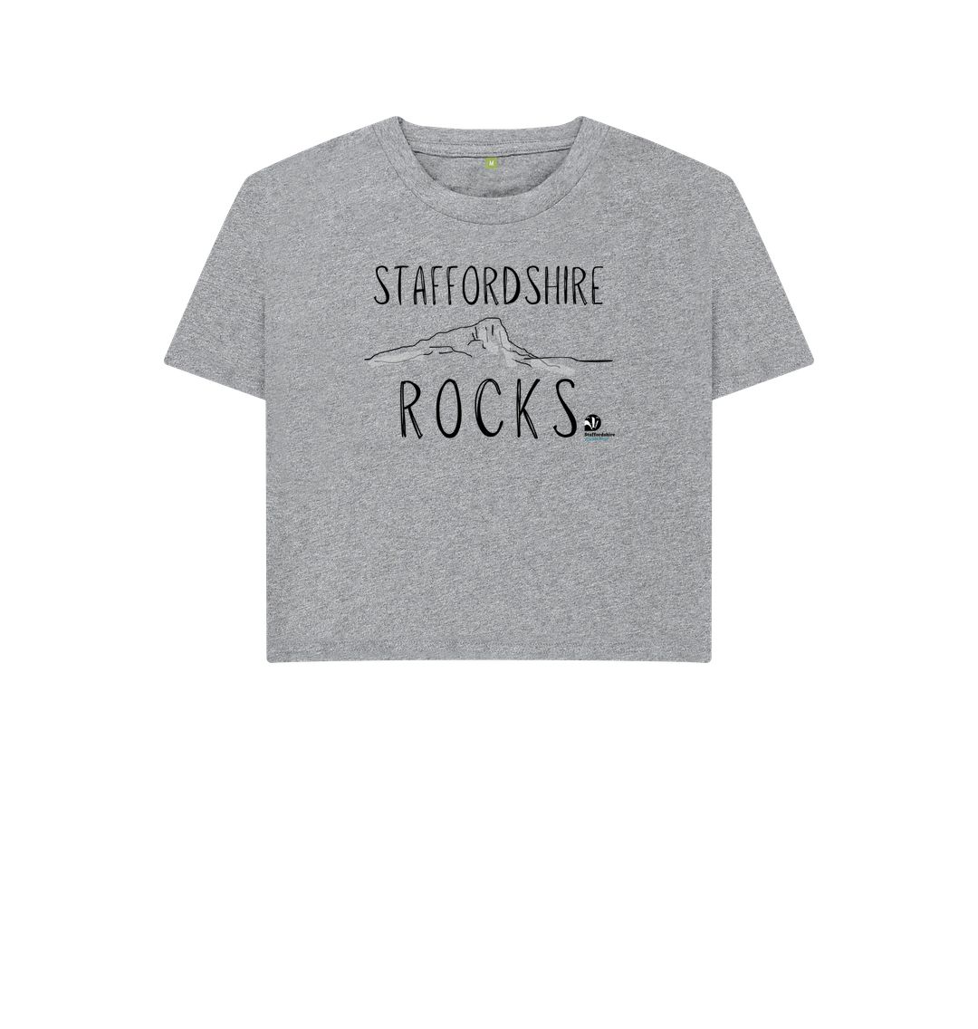 Athletic Grey Staffordshire Rocks boxy tee