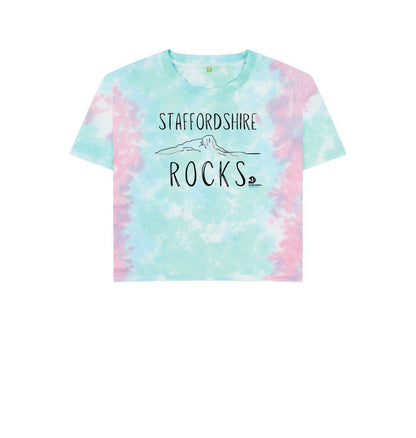 Pastel Tie Dye Staffordshire Rocks boxy tee
